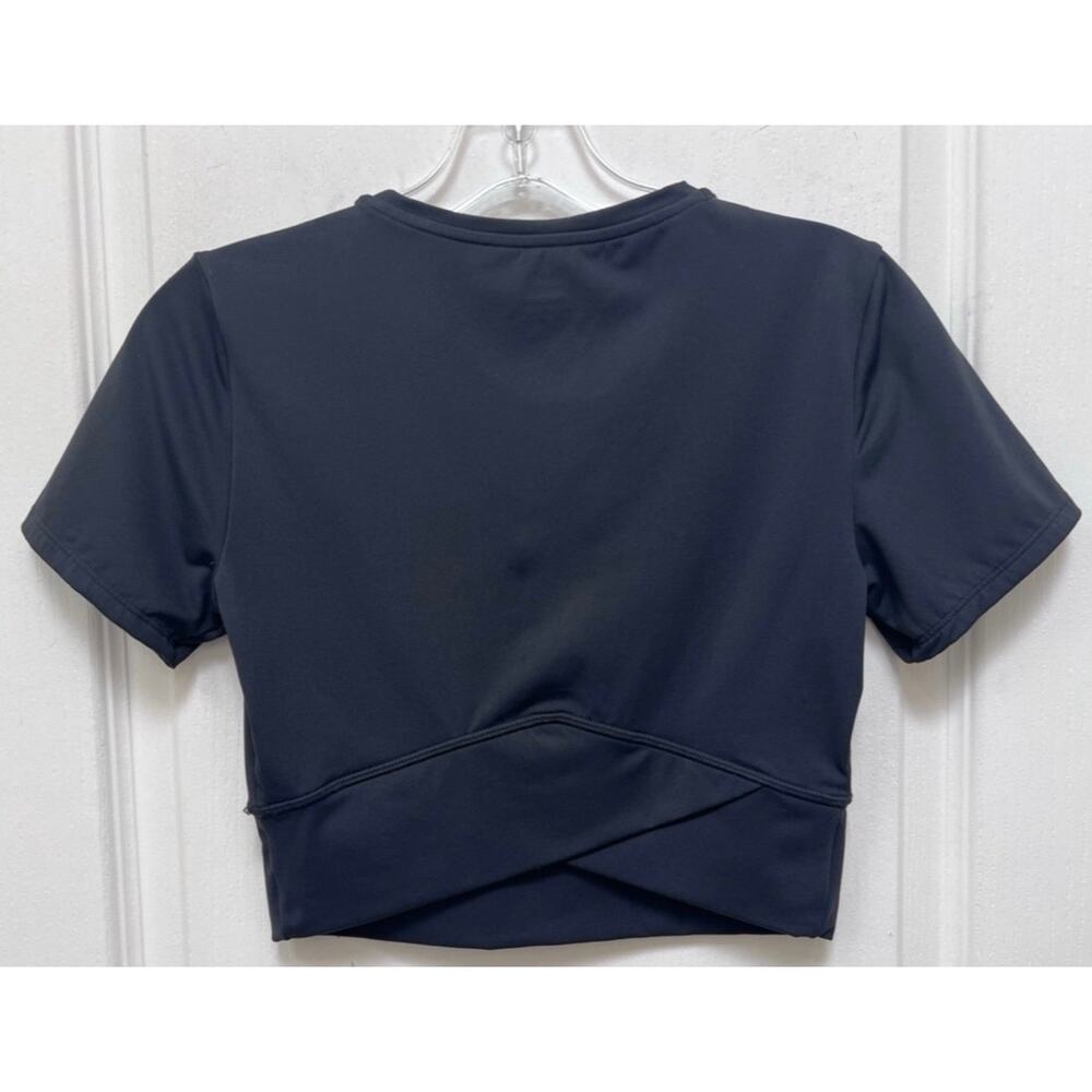 Joy Lab Black Matching Workout Set Crop Top & Biker Shorts Size Small - Picture 4 of 8